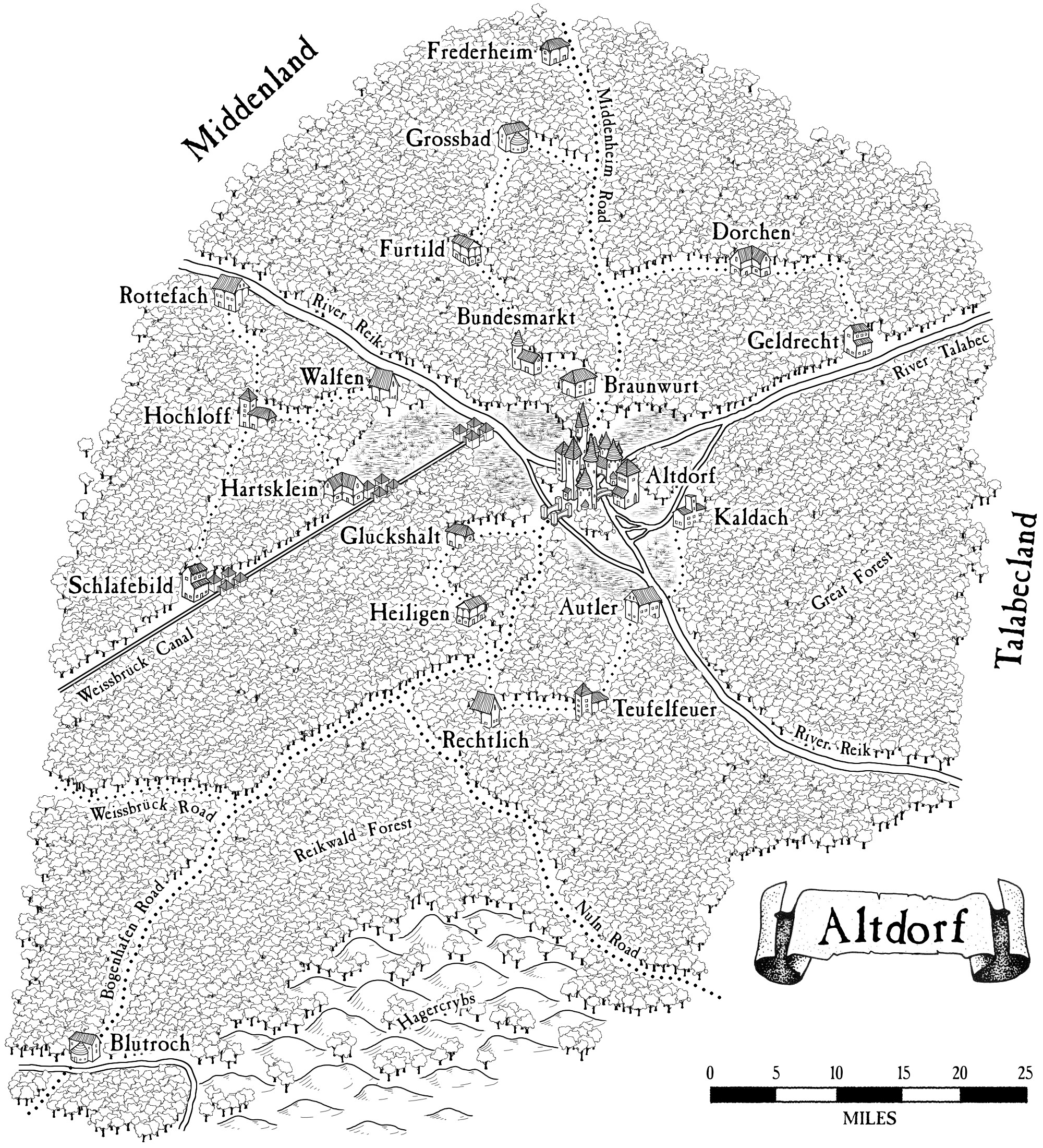 Map City Altdorf Region 2 